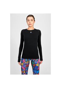 NESSI SPORTSWEAR - Longsleeve termoaktywny sportowy damski Nessi Sportswear Ultra. Kolor: czarny. Długość rękawa: długi rękaw. Sport: bieganie