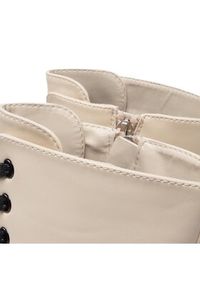 DeeZee Botki ZAL90087-4 Beżowy. Kolor: beżowy. Materiał: skóra #5