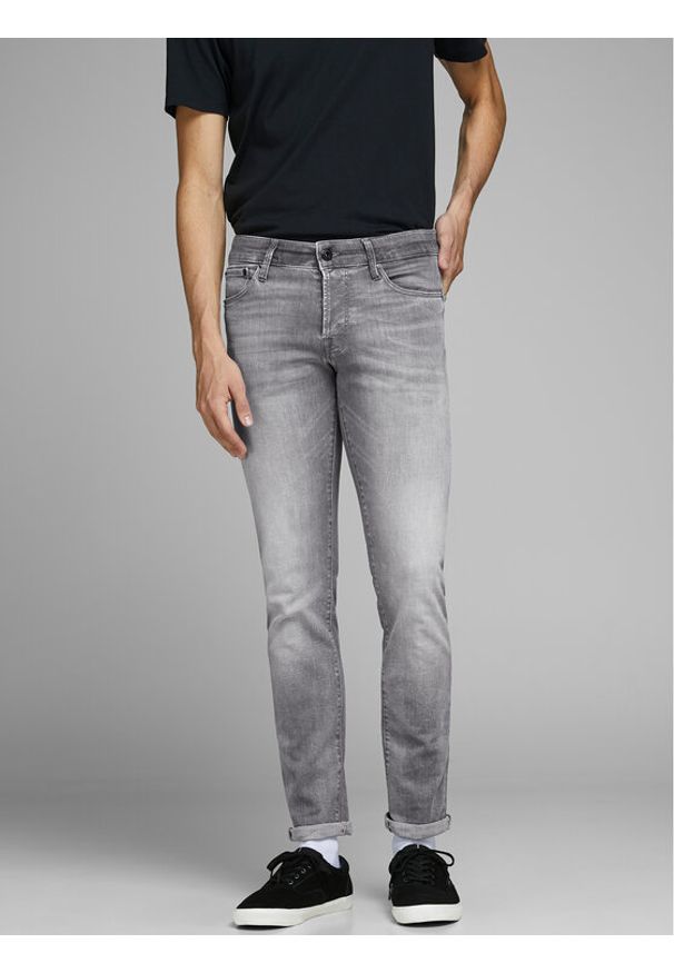 Jack & Jones - Jack&Jones Jeansy Glenn 12147024 Szary Slim Fit. Kolor: szary