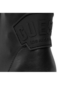 Guess Botki FL7XNO ELE10 Czarny. Kolor: czarny. Materiał: skóra