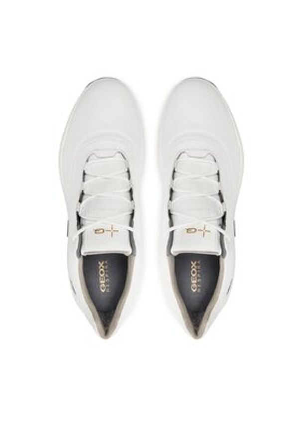Geox Sneakersy U Pg1X B Abx U36E0G 00085 C1236 Biały. Kolor: biały. Materiał: skóra