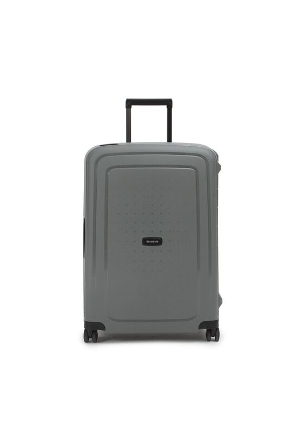 Duża Twarda Walizka Samsonite. Kolor: szary