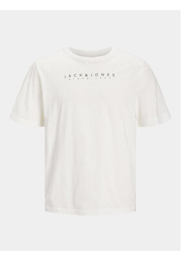 Jack & Jones - Jack&Jones T-Shirt Setra 12247985 Biały Standard Fit. Kolor: biały. Materiał: bawełna
