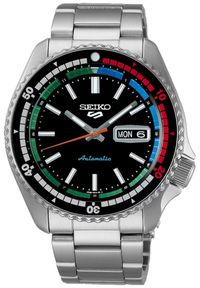 Seiko - Zegarek Męski SEIKO Automatic New Regatta Timer Retro 5 Sports SRPK13K1. Styl: retro