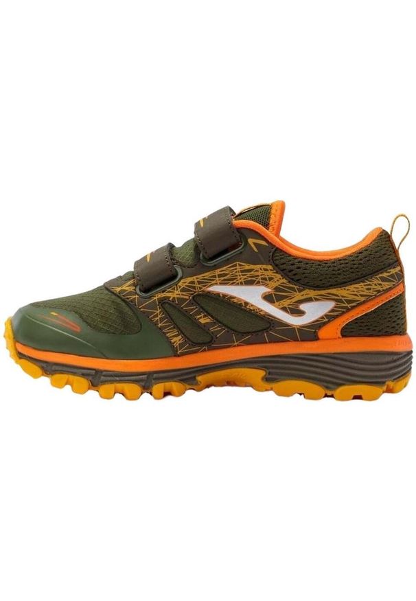 Children's Path Shoes Joma Sima Jr 2223 - Khaki/Oranje, rozmiar 33. Okazja: na spacer. Kolor: pomarańczowy, wielokolorowy, zielony. Sport: turystyka piesza