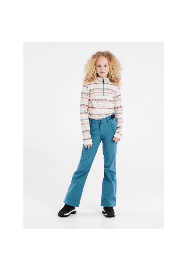 Dziewczęce spodnie narciarskie Protest Lole Softshell. Kolor: niebieski. Materiał: softshell. Sezon: zima. Sport: narciarstwo