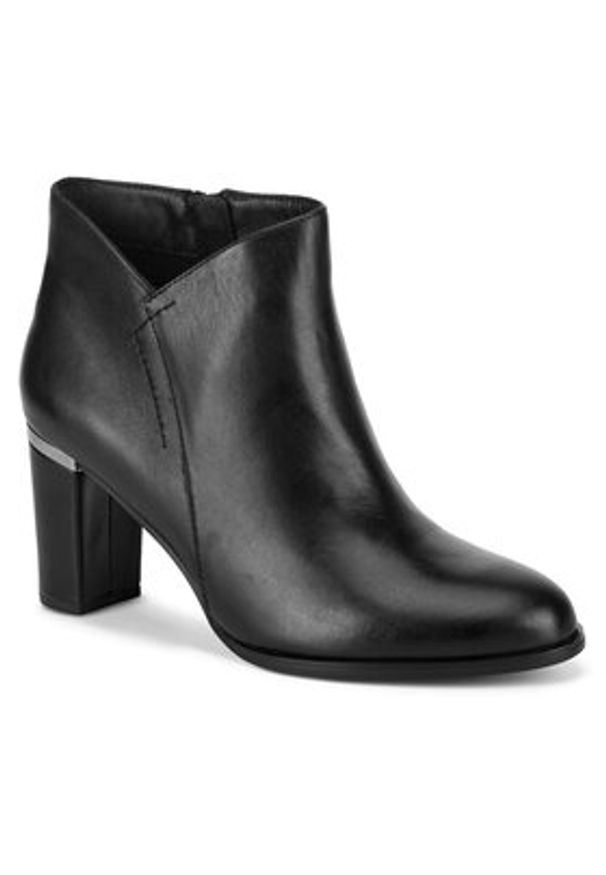 Lasocki Botki WYL3861-1Z Czarny. Kolor: czarny. Materiał: skóra