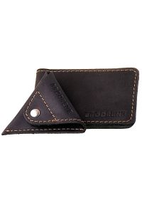 Skórzany zestaw portfel i bilonówka BRODRENE SW02 + CW01 czarny. Kolor: czarny. Materiał: skóra #1