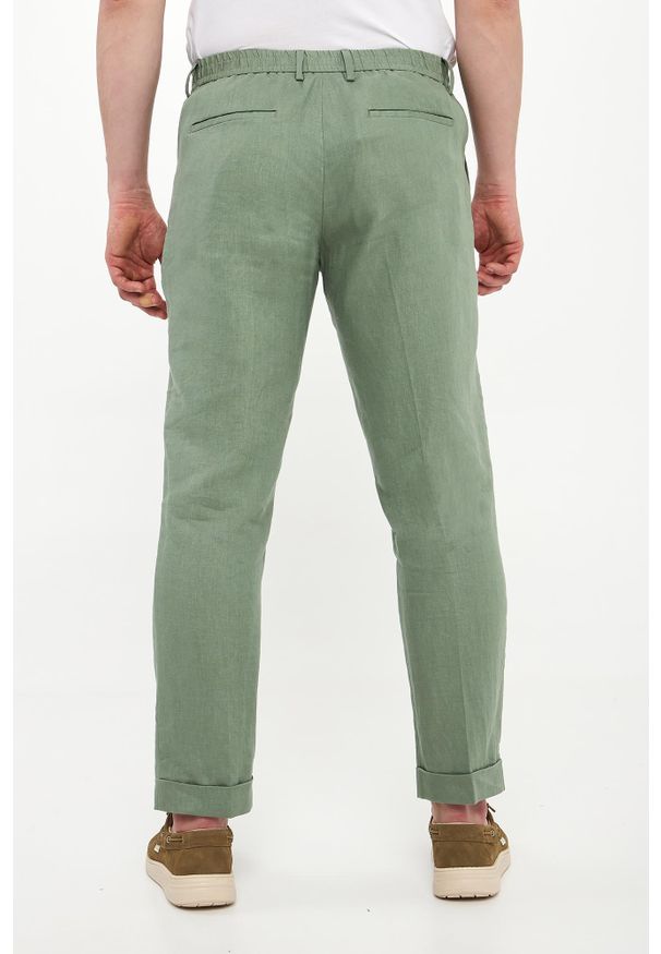 Liu Jo - Spodnie męskie lniane LIU JO. Materiał: len