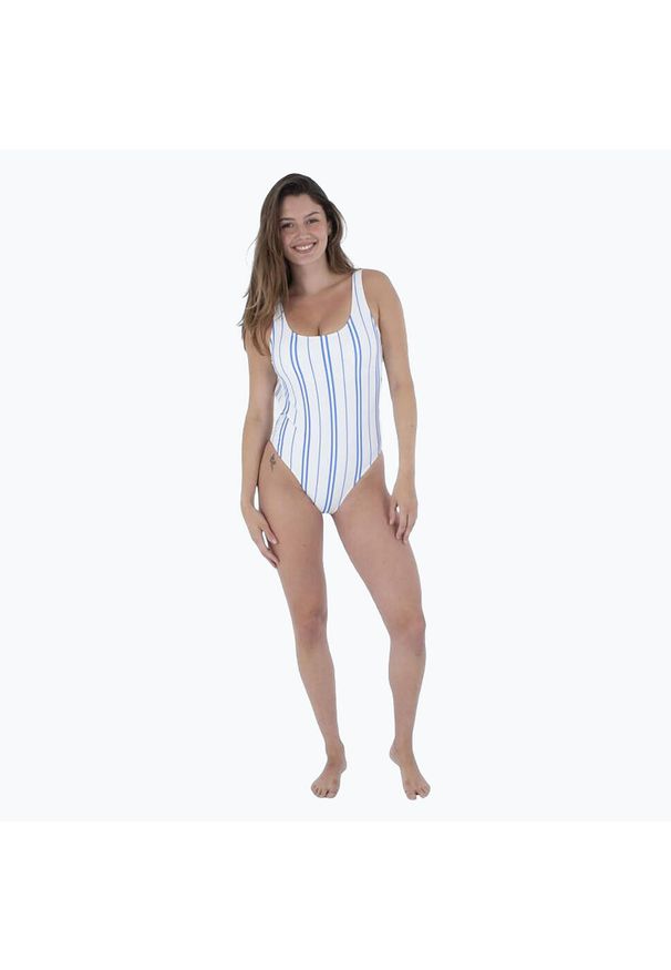 Strój kąpielowy jednoczęściowy damski Hurley La Mer Tank One Piece. Kolor: biały