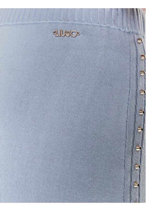 Liu Jo Sport Spódnica ołówkowa TA3060 MS49I Błękitny Slim Fit. Kolor: niebieski. Materiał: wiskoza. Styl: sportowy