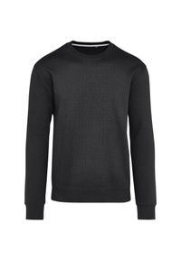 SG - Bluza Unisex Dla Dorosłych Z Bawełny Ringspun Bez Metki. Kolor: czarny. Materiał: bawełna