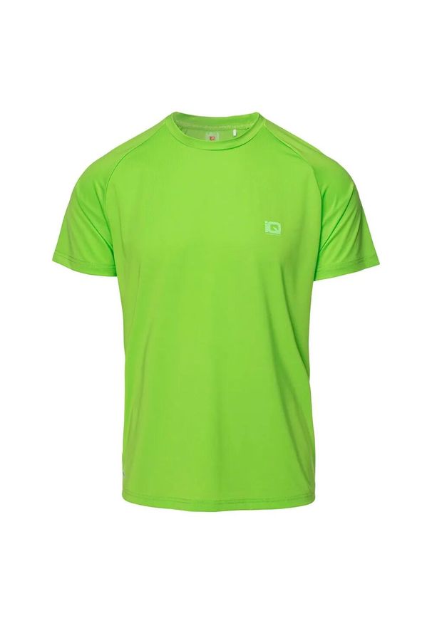 IQ - Męska Koszulka Erino II. Kolor: zielony. Sport: turystyka piesza