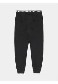COCCODRILLO - Coccodrillo Spodnie dresowe ZC3120102MBK Czarny Slim Fit. Kolor: czarny. Materiał: bawełna, dresówka