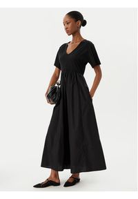 Weekend Max Mara Sukienka codzienna Brozno 2515621082 Czarny Relaxed Fit. Okazja: na co dzień. Kolor: czarny. Materiał: bawełna. Typ sukienki: proste. Styl: casual #4