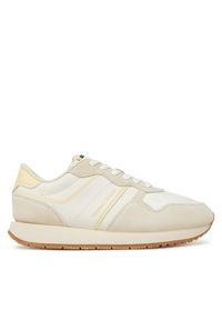 Tommy Jeans Sneakersy Tjw Eva Runner Light EN0EN02741 Beżowy. Kolor: beżowy. Materiał: zamsz, skóra