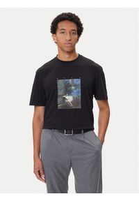 Hugo - HUGO T-Shirt Dabolos 50545995 Czarny Relaxed Fit. Kolor: czarny. Materiał: bawełna