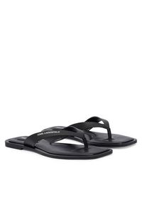 Karl Lagerfeld - KARL LAGERFELD Japonki Brio II KL85406 Czarny. Kolor: czarny. Materiał: skóra #2