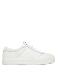Calvin Klein Sneakersy Clean Cup Low Lace Tape HM0HM01898 Biały. Kolor: biały. Materiał: skóra