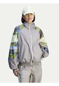 Adidas by Stella McCartney - adidas by Stella McCartney Bluza Earth Collage JG5793 Szary Loose Fit. Kolor: szary. Materiał: syntetyk