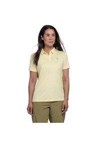SCHÖFFEL - Koszulka polo damska Schöffel Circ Tauron. Typ kołnierza: polo. Kolor: żółty #1