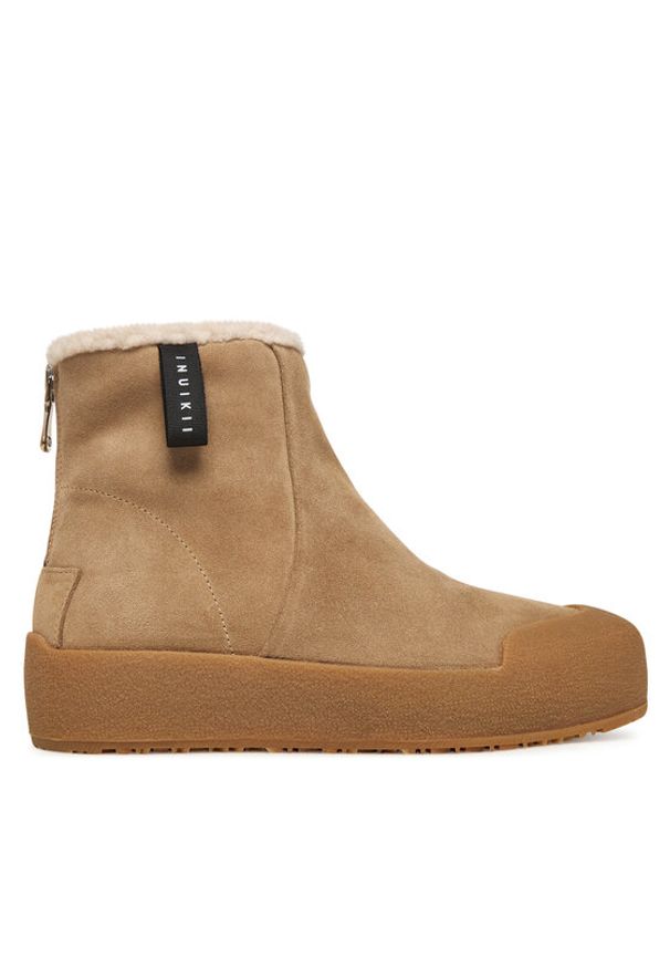Inuikii Botki Cortina 1002.020.0011 Beżowy. Kolor: beżowy. Materiał: skóra, zamsz