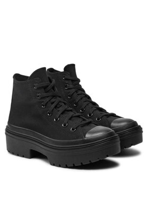 Converse Trampki Chuck Taylor All Star Lugged Heel Platform A11635C Czarny. Kolor: czarny. Materiał: materiał. Obcas: na platformie