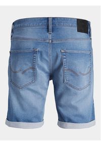 Jack & Jones - Jack&Jones Szorty jeansowe Rick Icon 12249208 Niebieski Regular Fit. Kolor: niebieski. Materiał: bawełna