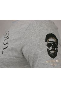 T-Shirt męski (koszulka) - Brave Soul - Hipster z Fajką w Kapeluszu. Okazja: na co dzień. Materiał: wiskoza, bawełna. Wzór: nadruk. Styl: casual #3