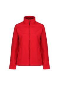 Regatta - Damski Softshell Uproar. Kolor: czerwony, wielokolorowy, szary. Materiał: softshell
