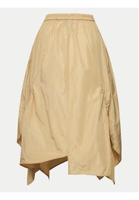 DKNY Spódnica midi P4AN7W21 Beżowy Regular Fit. Kolor: beżowy. Materiał: syntetyk