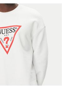 Guess Jeans Bluza M4YQ21 K9V31 Biały Oversize. Kolor: biały. Materiał: bawełna #5