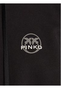 Pinko Bluza 100367 A0KN Czarny Cropped Fit. Kolor: czarny. Materiał: bawełna