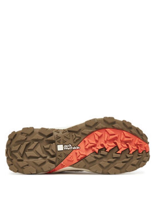 Jack Wolfskin Trekkingi Vojo Tour Texapore Low A62069 Beżowy. Kolor: beżowy. Materiał: skóra