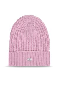 Czapka Tommy Jeans. Kolor: różowy