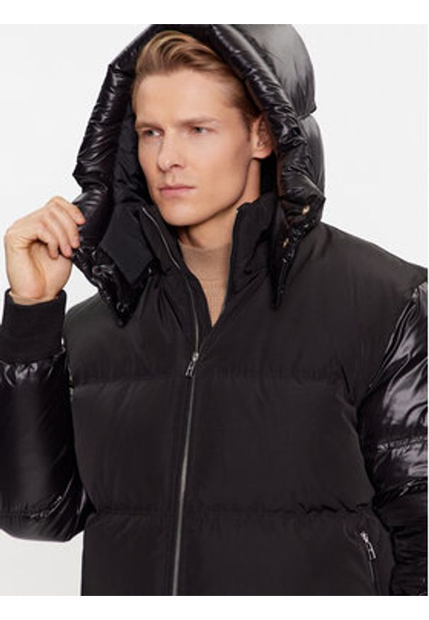 BOSS - Boss Kurtka puchowa Dybes 50499800 Czarny Regular Fit. Kolor: czarny. Materiał: syntetyk