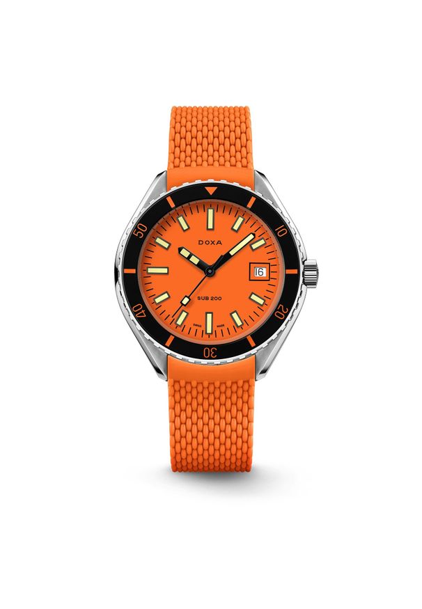 Zegarek Męski DOXA Professional SUB 200 799.10.351.21. Materiał: kauczuk