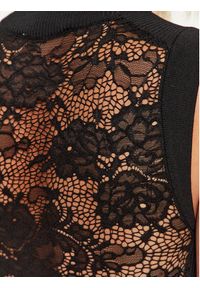 Morgan Sukienka dzianinowa 232-RMLINDA Czarny Slim Fit. Kolor: czarny. Materiał: syntetyk, wiskoza #3