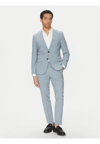 Hugo - HUGO Garnitur Arti/Hesten232X 50530108 Niebieski Extra Slim Fit. Kolor: niebieski. Materiał: syntetyk