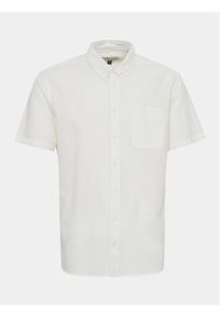 Blend Koszula 20716368 Biały Regular Fit. Kolor: biały. Materiał: len
