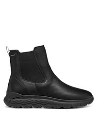 Geox Botki D Spherica 4X4 B Abx D5626A 00085 C9999 Czarny. Kolor: czarny. Materiał: skóra