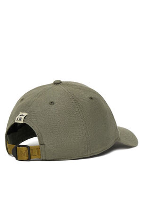 Aeronautica Militare Czapka z daszkiem 261HA1245UCT04293 Zielony. Kolor: zielony. Materiał: len
