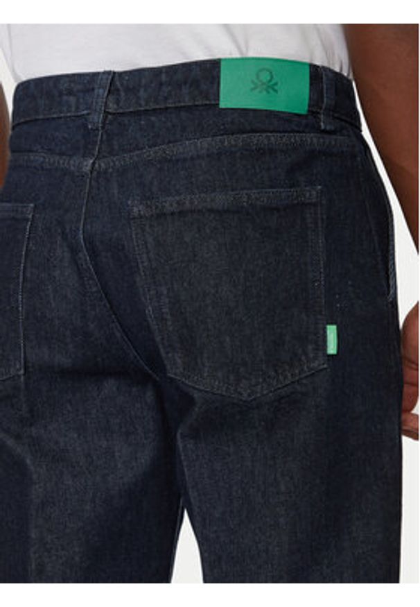 United Colors of Benetton - United Colors Of Benetton Jeansy 4WTYUE01M Granatowy Slim Fit. Kolor: niebieski
