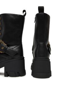 Versace Jeans Couture Botki 79VA3S86 71570 899 Czarny. Kolor: czarny. Materiał: skóra #4