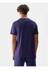 4f - 4F T-Shirt 4FWSS24TTSHM1155 Granatowy Regular Fit. Kolor: niebieski. Materiał: bawełna #4