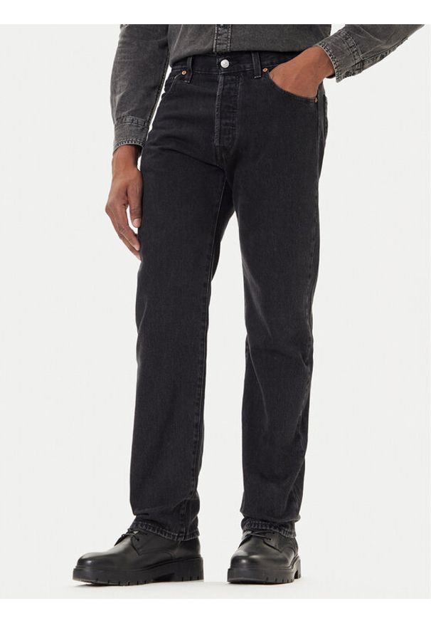 Levi's® Jeansy 501® '93 79830-0339 Czarny Straight Fit. Kolor: czarny