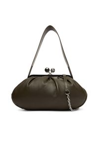 Weekend Max Mara Torebka Cubico 2525516194600 Khaki. Kolor: brązowy. Materiał: skórzane