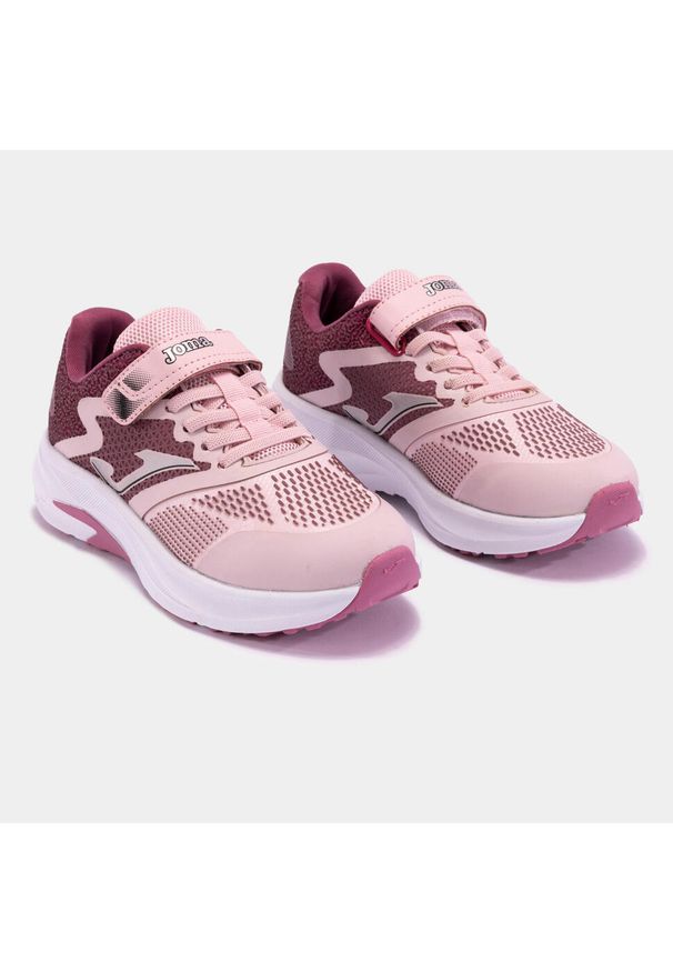 Buty do biegania dziecięce Joma Speed. Zapięcie: rzepy. Kolor: różowy. Materiał: materiał, tkanina, syntetyk. Szerokość cholewki: normalna