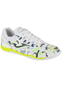Buty piłkarskie męskie Joma Maxima. Zapięcie: sznurówki. Kolor: biały, żółty, wielokolorowy. Materiał: materiał. Szerokość cholewki: normalna. Sport: piłka nożna