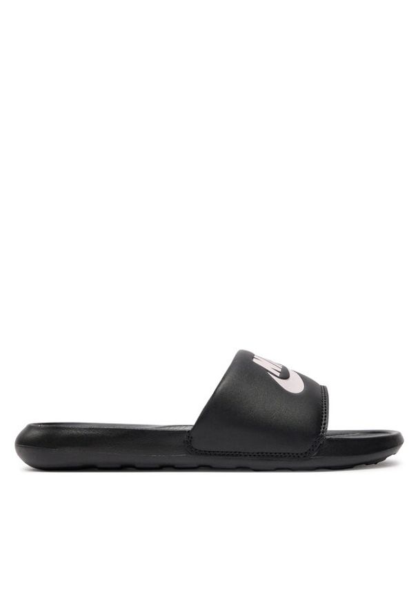 Nike Klapki Victori One Slide CN9677 002 Czarny. Kolor: czarny. Materiał: skóra